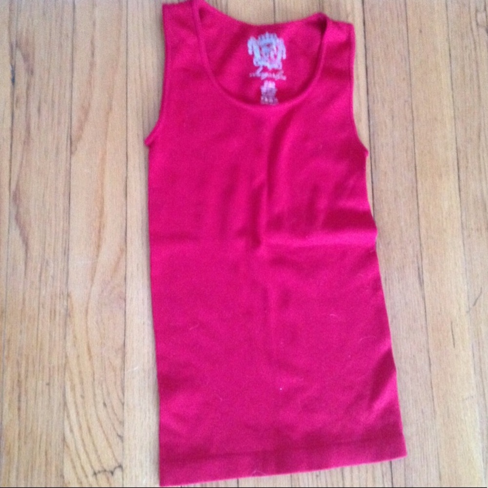 Girls red one size fits all tank from sugar lips!!